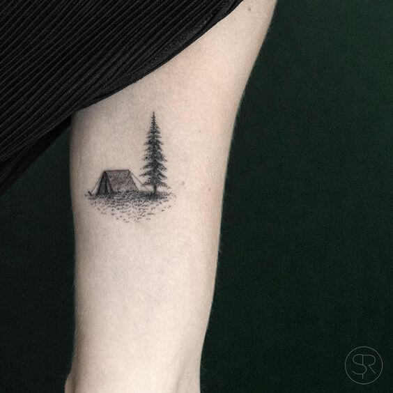 small nature tattoo