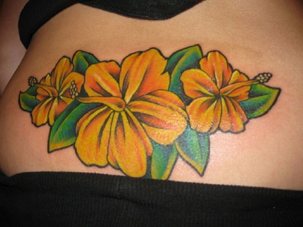 Yellow Hibiscus Tattoos