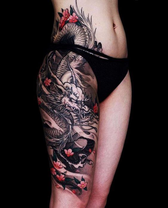 japanese sleeve leg tattoos