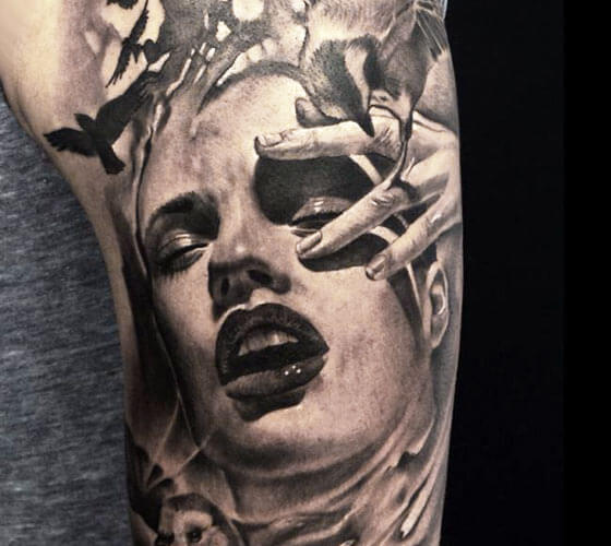 Mike Tresses tattoo artist