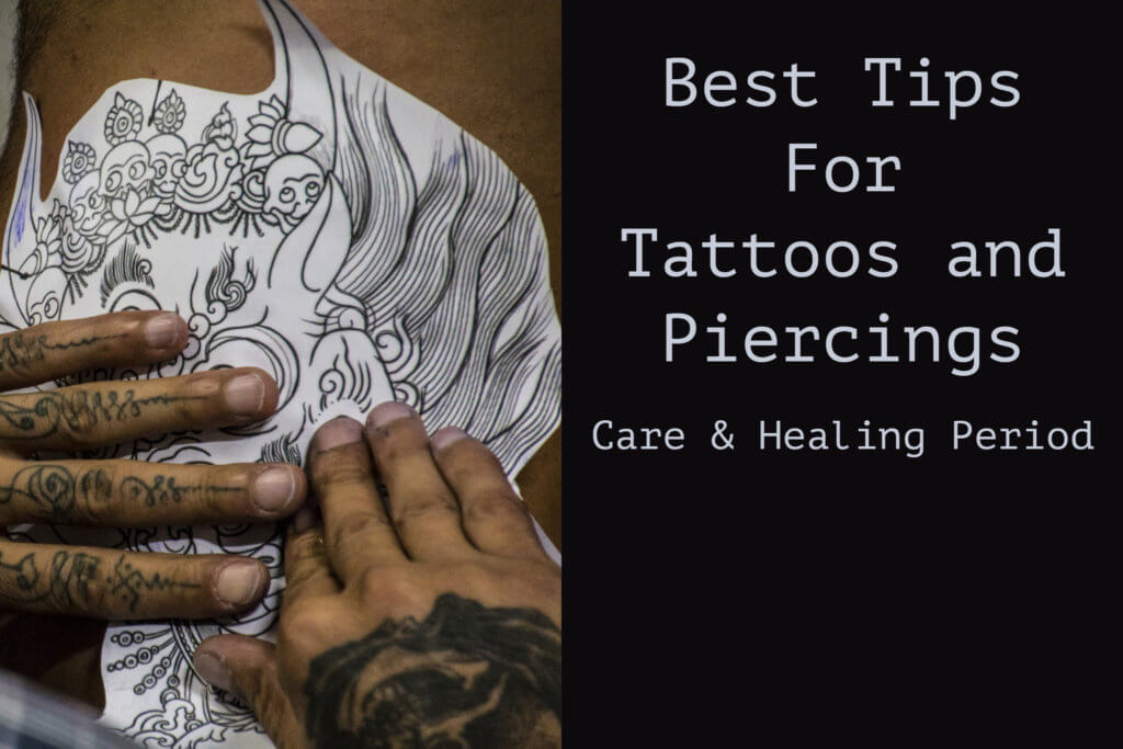 best tips for tattoos and piercing