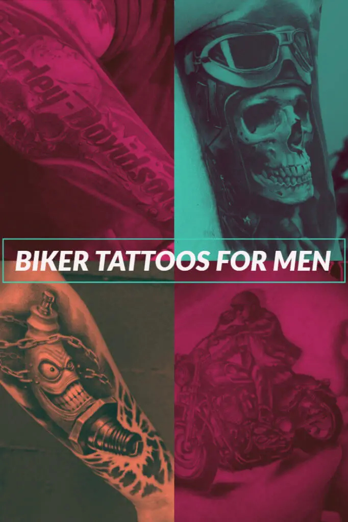 30 Outstanding - Biker Tattoos Designs 