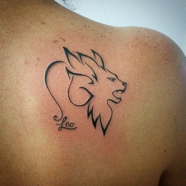 zodiac leo tattoo