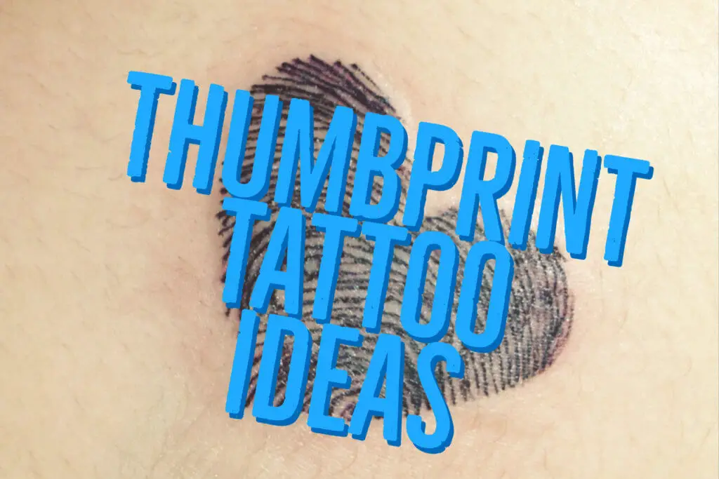 thumbprint Tattoo Ideas