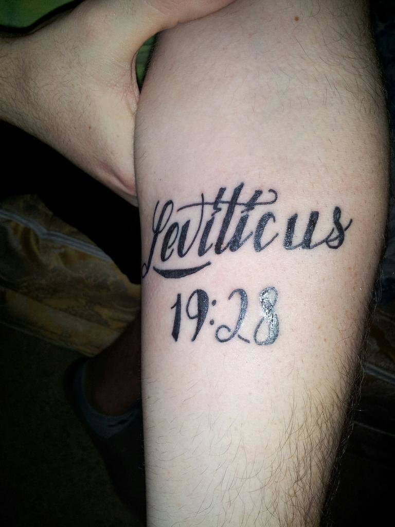bible tattoo