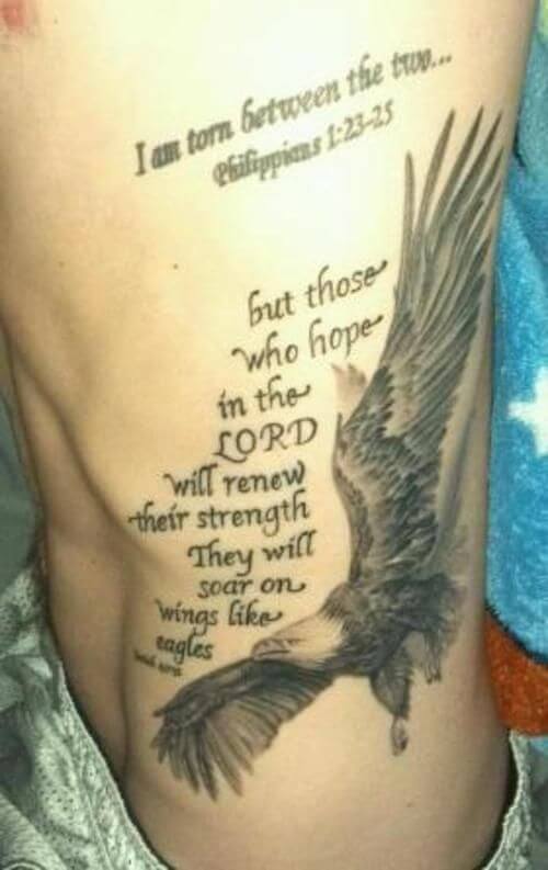 isaiah 40 31 eagle tattoos