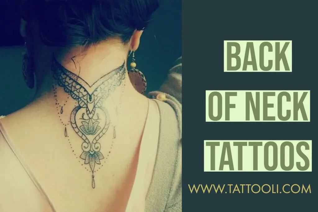 15 Beautiful Back Of Neck Tattoos Tattooli Com