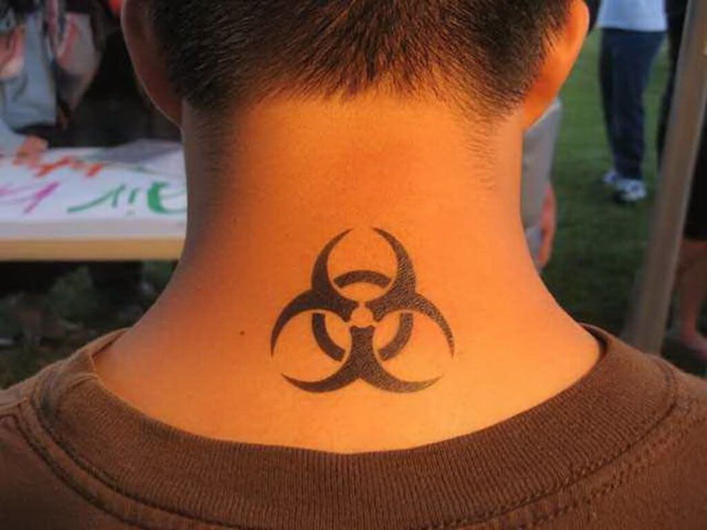 Biohazard tattoo