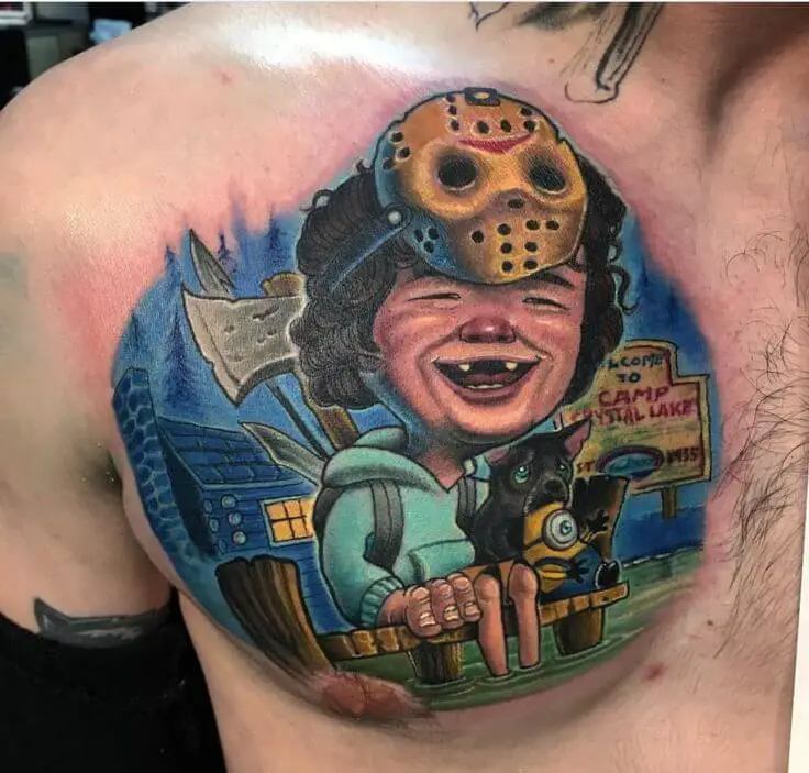 Dustin stranger things tattoo