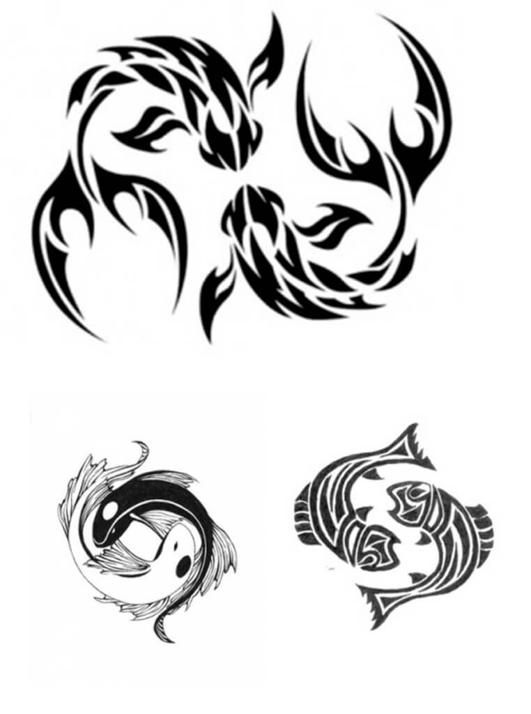 Pisces Tattoos Designs