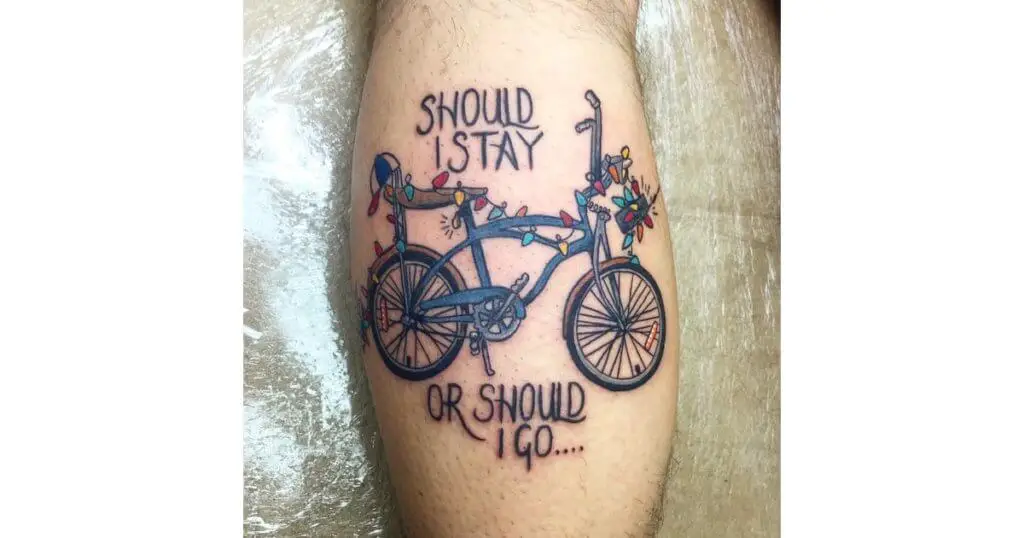 Robin stranger things tattoo