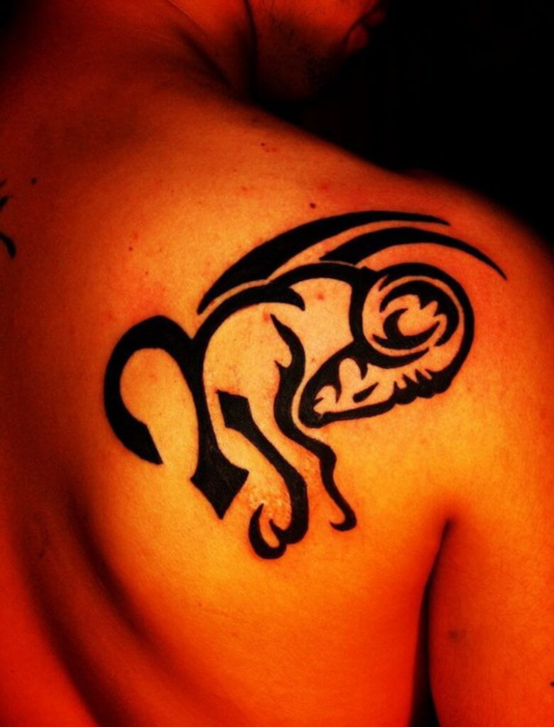 Tribal Aries Tattoo Designs