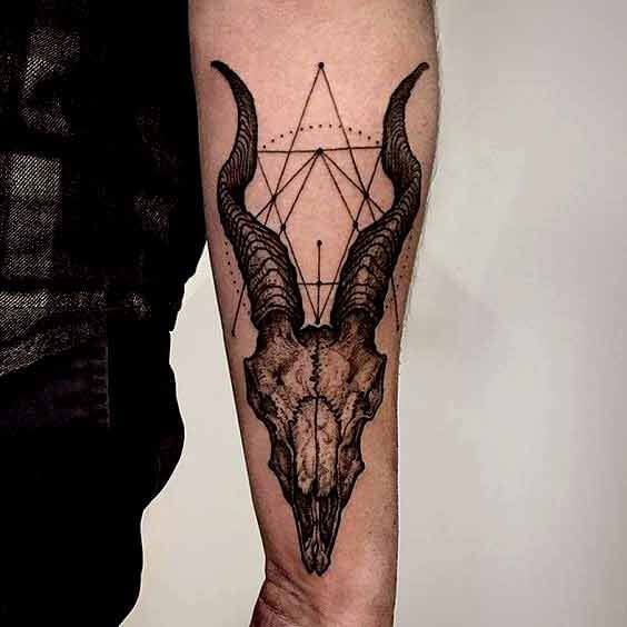 capricorn zodiac tattoo