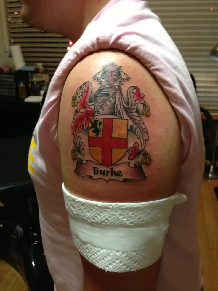 family crest Mcguire  Crest tattoo Family crest Crest