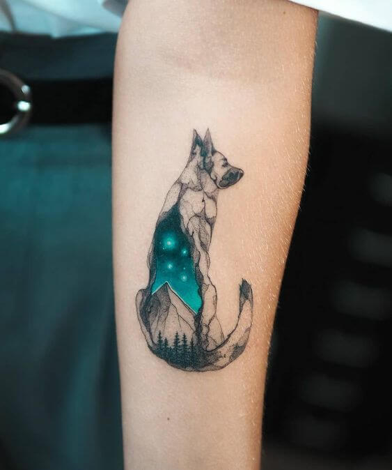 German Shepherd Tattoo