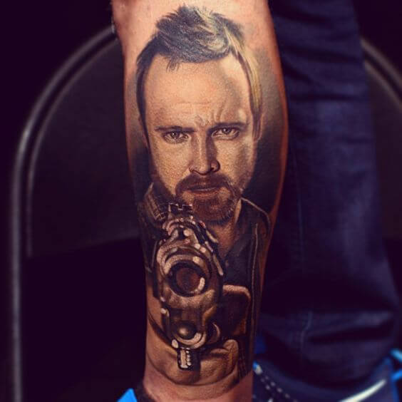 Breaking Bads Aaron Paul on Jesses Tattoos Meeting Meth Heads and  Romance in Paris