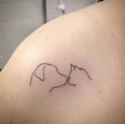 Labrador Tattoo Outline