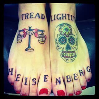 Tread Lightly Tattoo From Breaking Bad
