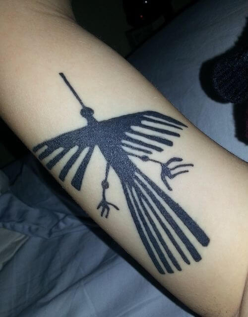 Condor Tattoo In Inca Style