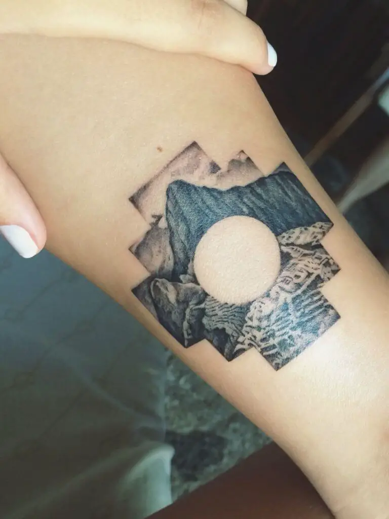 Geometric Inca Tattoo