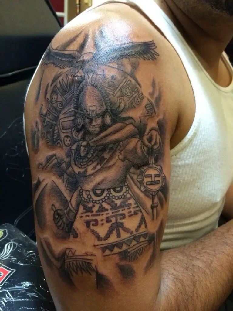 Sleeve Inca Tattoo Idea