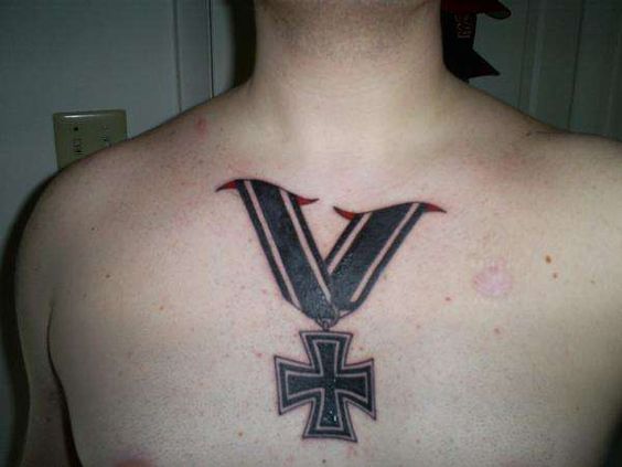 Black Iron Cross Tattoo